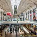 Shopping centre inside the Gare St Lazare complex